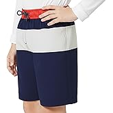 Lands' End Boys' Swimwear UPF 50 Plus Colorblock Comfort Hydroliner Board Shorts