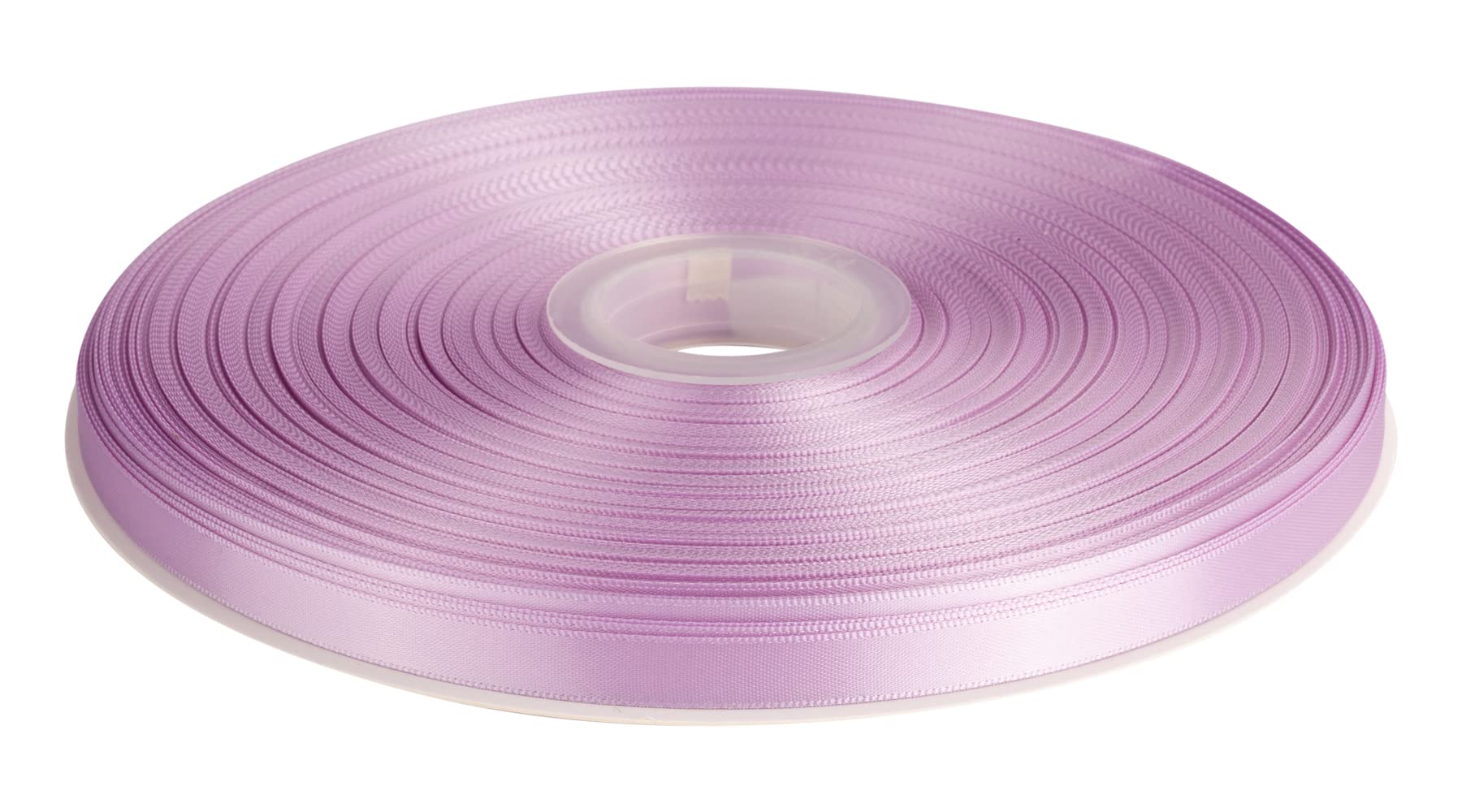 Double Faced Satin Ribbon, 9mm X 91M, Solid Polyester Ribbon for Gift Wrapping, Crafts, Wedding Party Ceremony Decoration, Floral Arrangement, Sewing (Lt. Orchid) — image 1