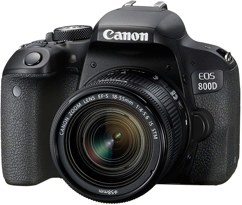 Canon EOS 800D 24.2MP Digital SLR Camera + EF-S 18-55 mm is STM Lens