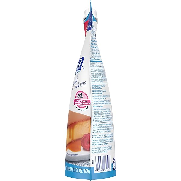 NESTLE LA LECHERA SWEETENED CONDENSED MILK, 28 OZ SQUEEZE POUCH