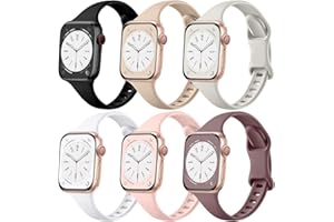 Lerobo Thin Slim Bands Compatible with Apple Watch 40mm 38mm 44mm 45mm 46mm 42mm 41mm 49mm SE iWatch Bands Ultra Series 10 9 