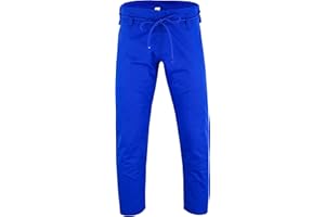 TRUESAGAUSA Regular Brazilian Jiu Jitsu Bottoms BJJ Pants 100% Cotton Light Weight Kids Adults Unisex