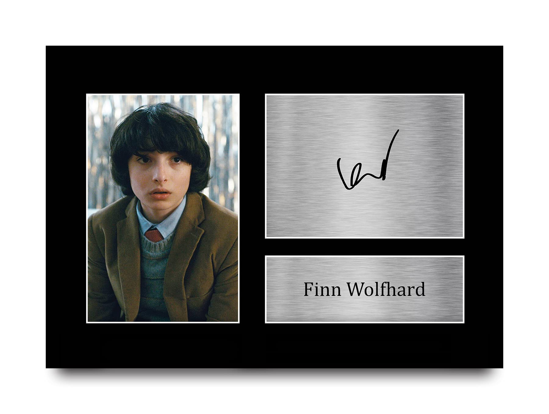 HWC Trading Finn Wolfhard Strange Hawkins Thing Mike Wheeler Gifts Printed Signed Autograph Picture for TV Show Fans - A4