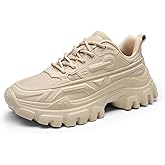 DREAM PAIRS Women's Chunky Platform Fashion Sneakers