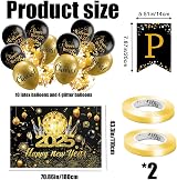 Tbczvx 16 Pcs New Year Decorations 2025 Party Kit - Elegant & Festive view 2