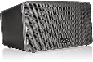 Sonos Play:3 - Mid-Sized Wireless Smart Home Speaker for Streaming Music, �鶹�� Certified and Works with Alexa. (Black)