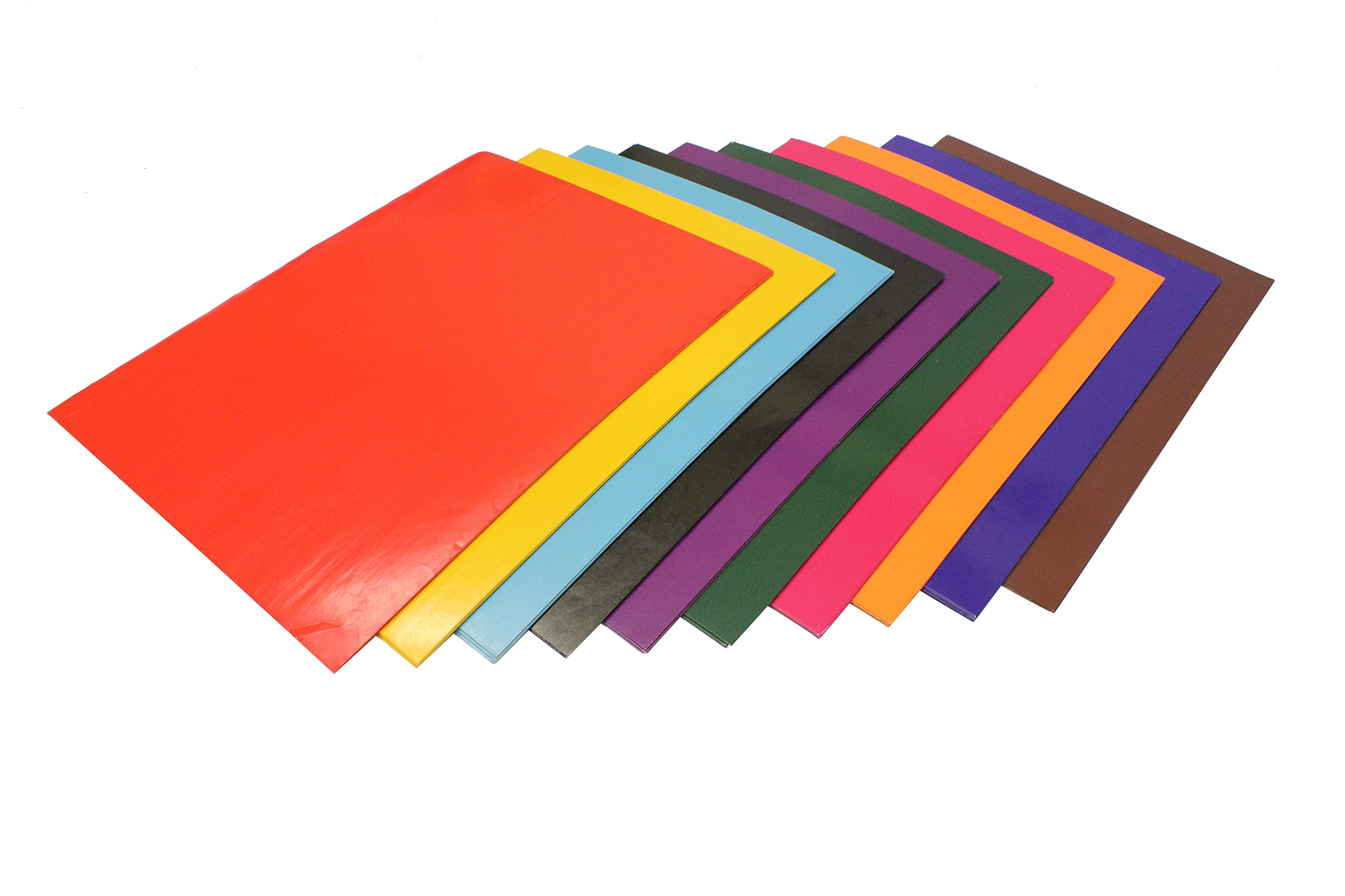Bright Ideas Smooth Gummed Paper – Sheet Size: 25.4cm x 19cm, Pack of 250 Assorted Sheets. 80gsm Stationery Paper for Arts and Crafts, Ideal for Schools, Home Crafting and Kids Scrapbooking. BI1033.