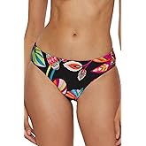 Trina Turk Womens Luminary Hipster Bikini Bottom, Floral Print, Cheeky Coverage, Swimwear Separates for Women