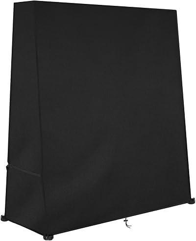 Dokon Table Tennis Table Cover Waterproof Windproof 165x70x185cm Black
