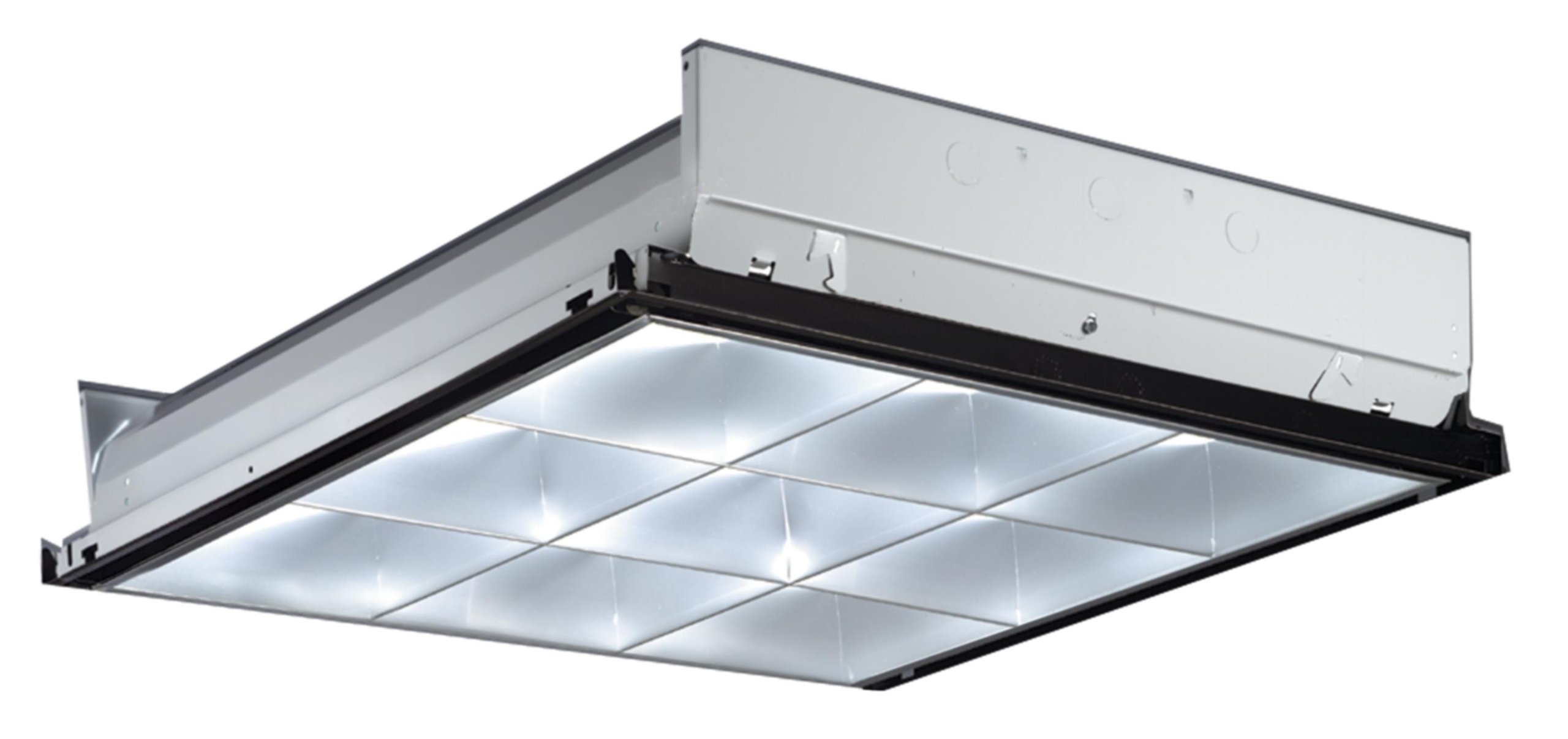 cooper Lighting PT2U MV Silver 9-Cell Volt Parabolic Troffer, 2-Feet by 2-Feet