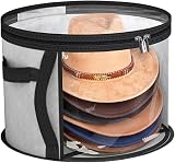 Ynnhik Hat Storage Box Foldable Transparent Organizer Scarves Gloves Zipper view 8