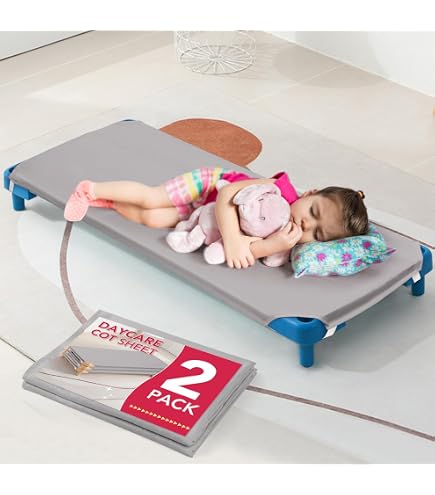 American Baby Company Microfiber Cot Sheet - Standard Daycare/Pre-School Size 23 X 51 Inches, Gray - View #7