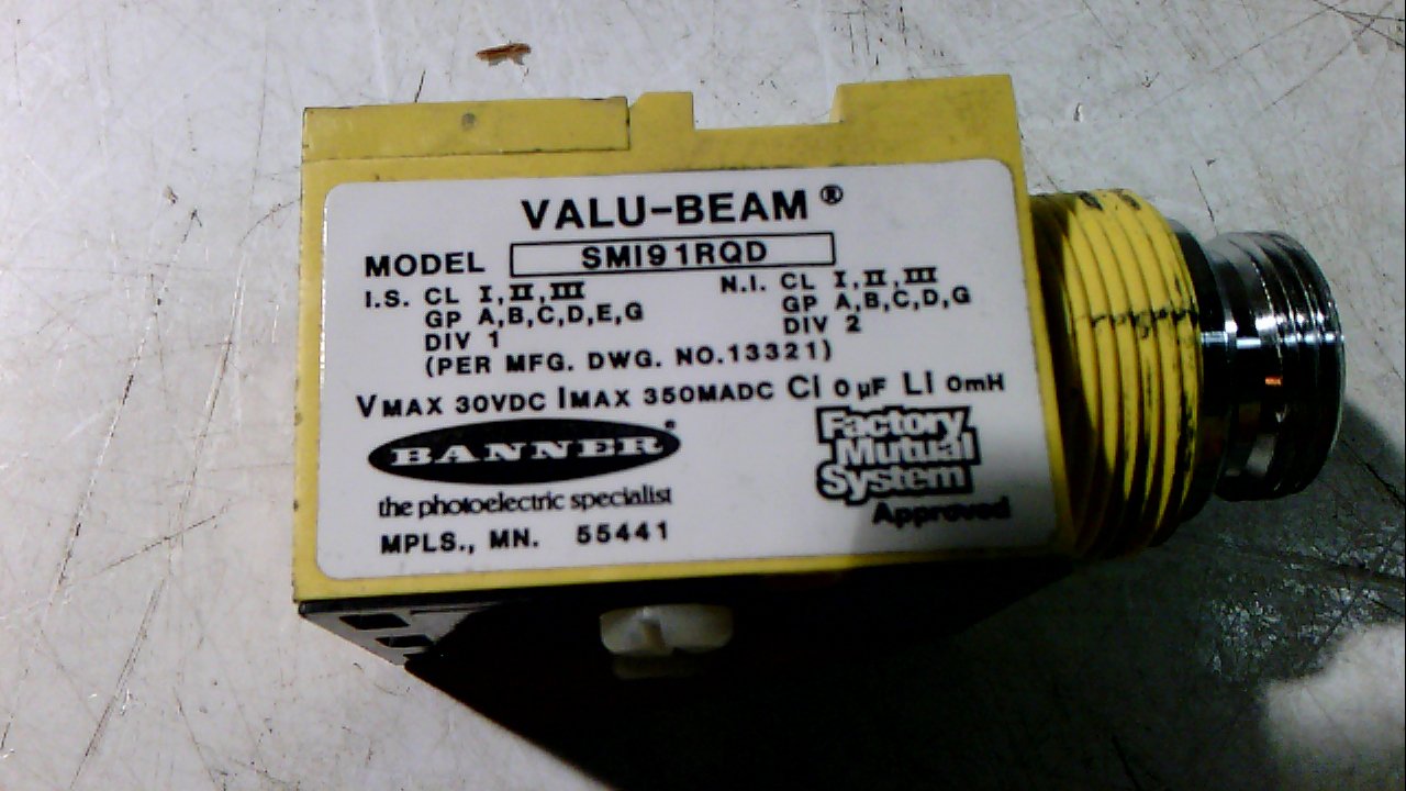 Banner Engineering Smi91rqd Photoelectric Sensor Om To 60m