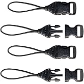 OP/TECH USA 1301082 Mini QD Loops - 1.5mm - System Connectors (Black) - Set for Cameras, Cell Phones &amp; Binoculars