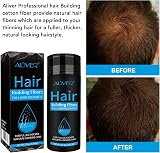 Pegciz Hair Building Fibres Black for Thinning Hair 15 Sec Concealer view 5