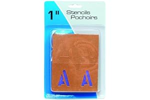 Headline Sign 1-Inch Stencil Kit, Caps/Numbers