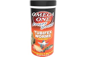 OmegaSea Food 50431 FD Tubifex Worms, 1.5 oz, 1 Can
