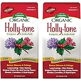 Espoma Organic Holly-Tone 4-3-4 Natural &amp; Organic Evergreen &amp; Azalea Plant Food; 4 lb. Bag; The Original &amp; Best Fertilizer for All Acid Loving Plants Including Rhododendrons &amp; Hydrangeas. Pack of 2