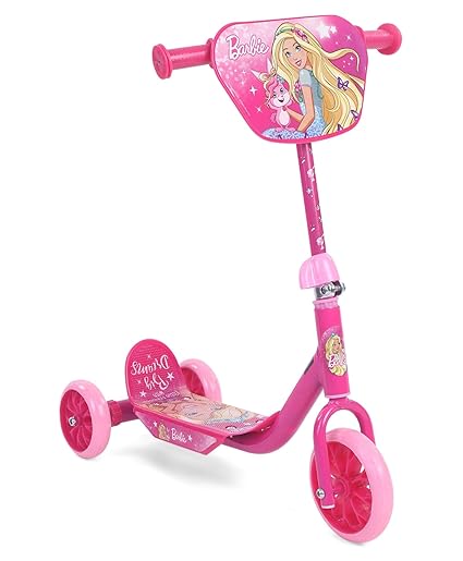 barbie scooter 3 wheel