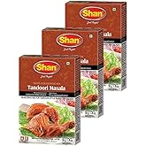 Shan - Tandoori Masala Seasoning Mix (50g) - Spice Packets for Tandoori Style Chicken (Pack of 3)