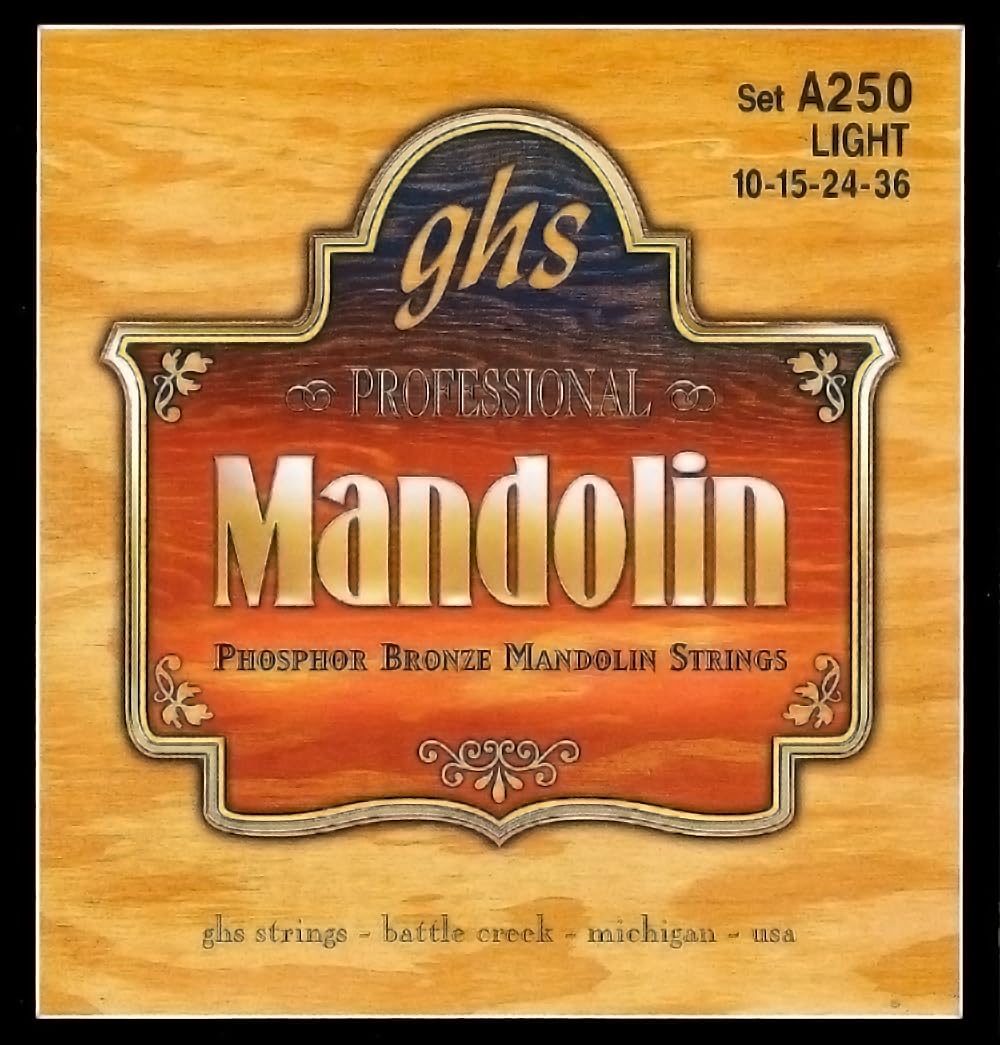 GHS A250 10 - 36 Light Phosphor Bronze Mandolin String Set — image 1