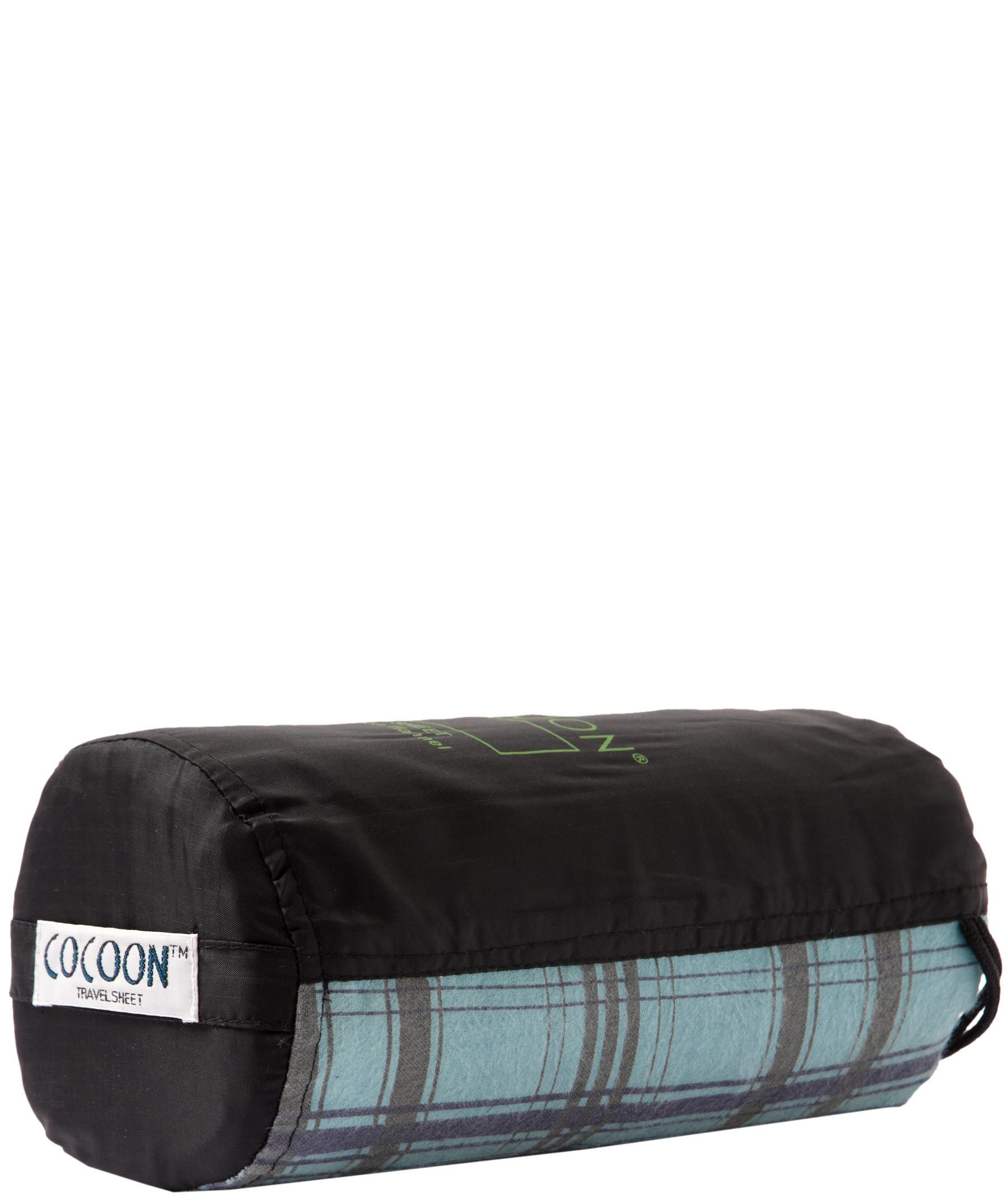 Cocoon Cotton Flannel TravelSheet (Forest) - 2 Person Sleeping Bag with Pocket for Pillow Insert