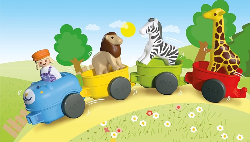 | Júnior | Comboio dos Animais | Comboio Colorido com Animais, 4 carruagens e cabine do condutor | para crianças a partir dos 4 anos | 72084