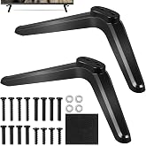 iplusmile Universal TV Stand - 2Pcs Tabletop TV Mounting Bracket Legs with Screws Compatible with Roku 32-55 Inch Screens, Easy Installation Base