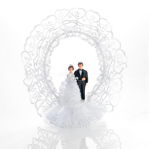 Brautpaaraufsatz mit Tüllkleid