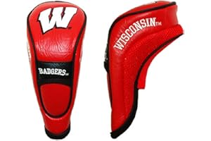 Team Golf NCAA Hybrid Golf Club Headcover, Hook-and-Loop Closure, Velour lined for Extra Club Protection