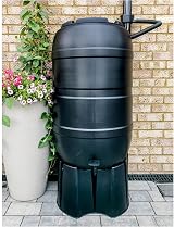 STAR SUPPLIES 100L Outdoor Water Butt with Stand Lid and Tap view 2