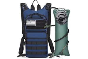 ATBP Insulated Water Hydration Pack Bag with 3L TPU Bladder Tactical Molle Hydration Backpack for Hiking Cycling Running