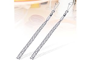 KISHYA 1/2 in Wire Pulling Grip, Cable Pulling Grip, Cable Puller Sock, Electrical Pulling Grips for Electrical Pulling Grips Light and Heavy Cables (2 Pcs)