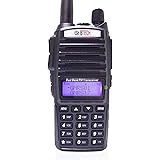 BTECH GMRS-V1 GMRS Two-Way Radio, GMRS Repeater Capable, with Dual Band Scanning Receiver (136-174.99mhz (VHF) 400-520.99mhz 