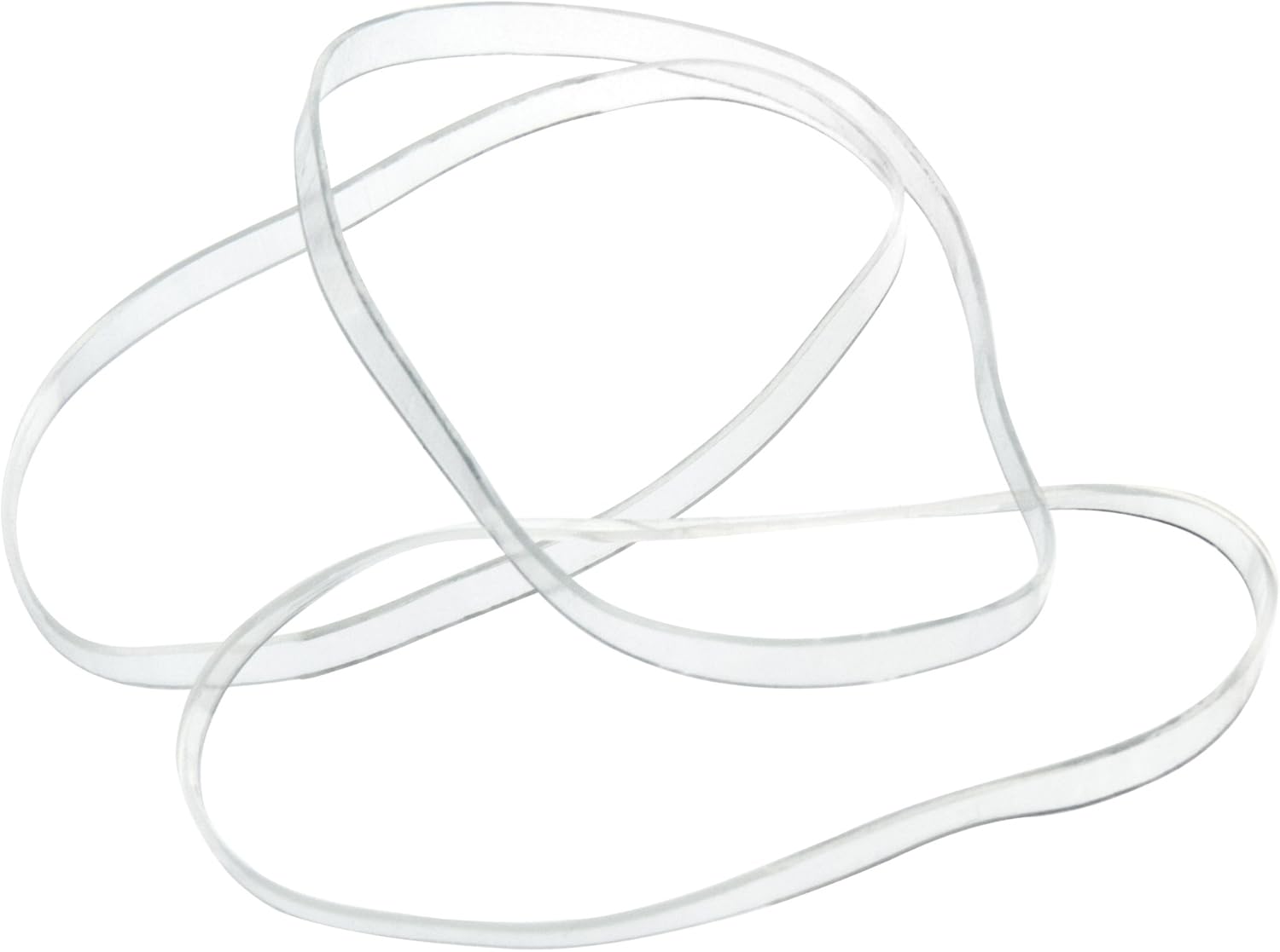 HANGERWORLD 500 Strong Clear Heavy Duty LatexFree Elastic Bands 60mm