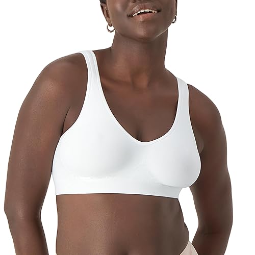 Bali Women's Sure Size Wire Free Bra, White, Small