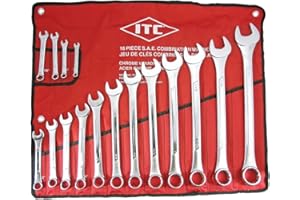 ITC 16-Piece S.A.E. Combination Wrench Set, 20215