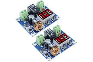 ANMBEST 2PCS Digital Low Voltage Protector 12V-36V Disconnect Switch Cut Off Over Discharge Protection Module for Lead Acid Lithium Battery Charger Solar Panel Lighting System Camper