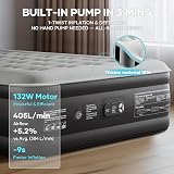 OlarHike Inflatable Mattress Double Air Bed with Built In Pump 135x190x46cm view 8