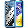 Hllhunkhe for Samsung Galaxy S25 Ultra Case, [Built-in Screen Protector] [IP68 Waterproof Dustproof] Rugged Full Body Underwater Protective Cover for Galaxy S25 Ultra 5G - Blue