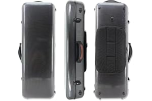 YoungMonic Viola Case 16 inch Carbon Fiber Hard Strong Light Viola Box for 15-17 Inches Size 2.5kg Lightweight Viola Case