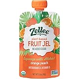 Zellee Organic Fruit Jel Pouches | Orange Peach | 12 pack | Immunity Boosting Vitamins A, C & D | Gluten-Free, Vegan…