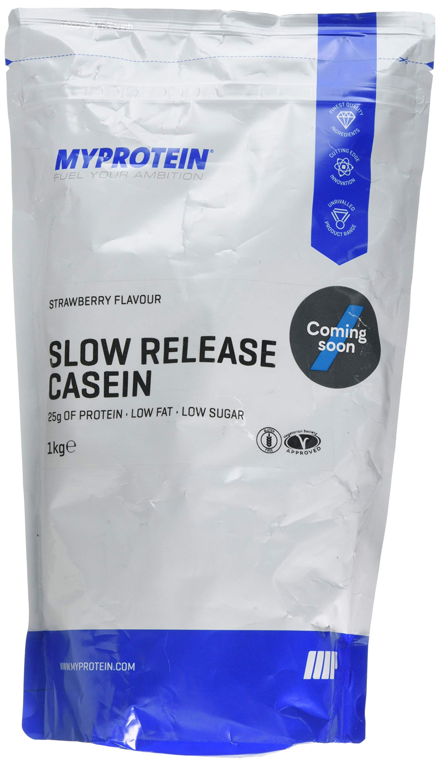 Myprotein Micellar Casein Milk Protein Supplement, 1 kg, Strawberry