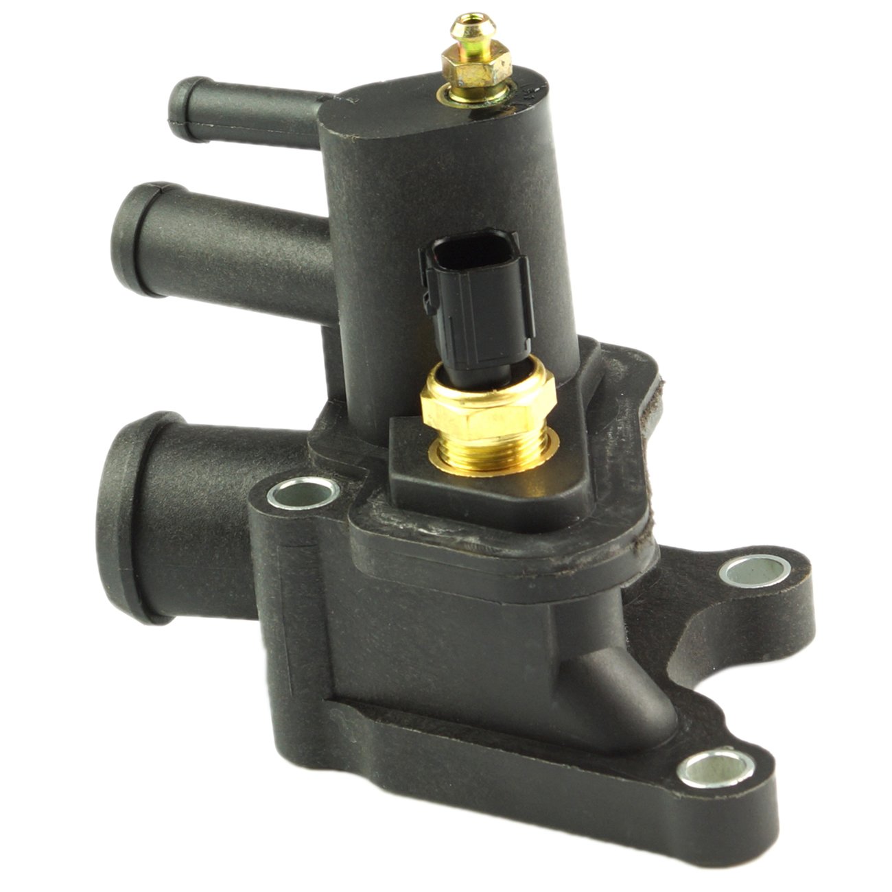 TOPAZ 4792630AA Coolant Thermostat Housing Water Outlet W Air Bleeder for 2.7L Chrysler Sebring Dodge Stratus 2001-2006