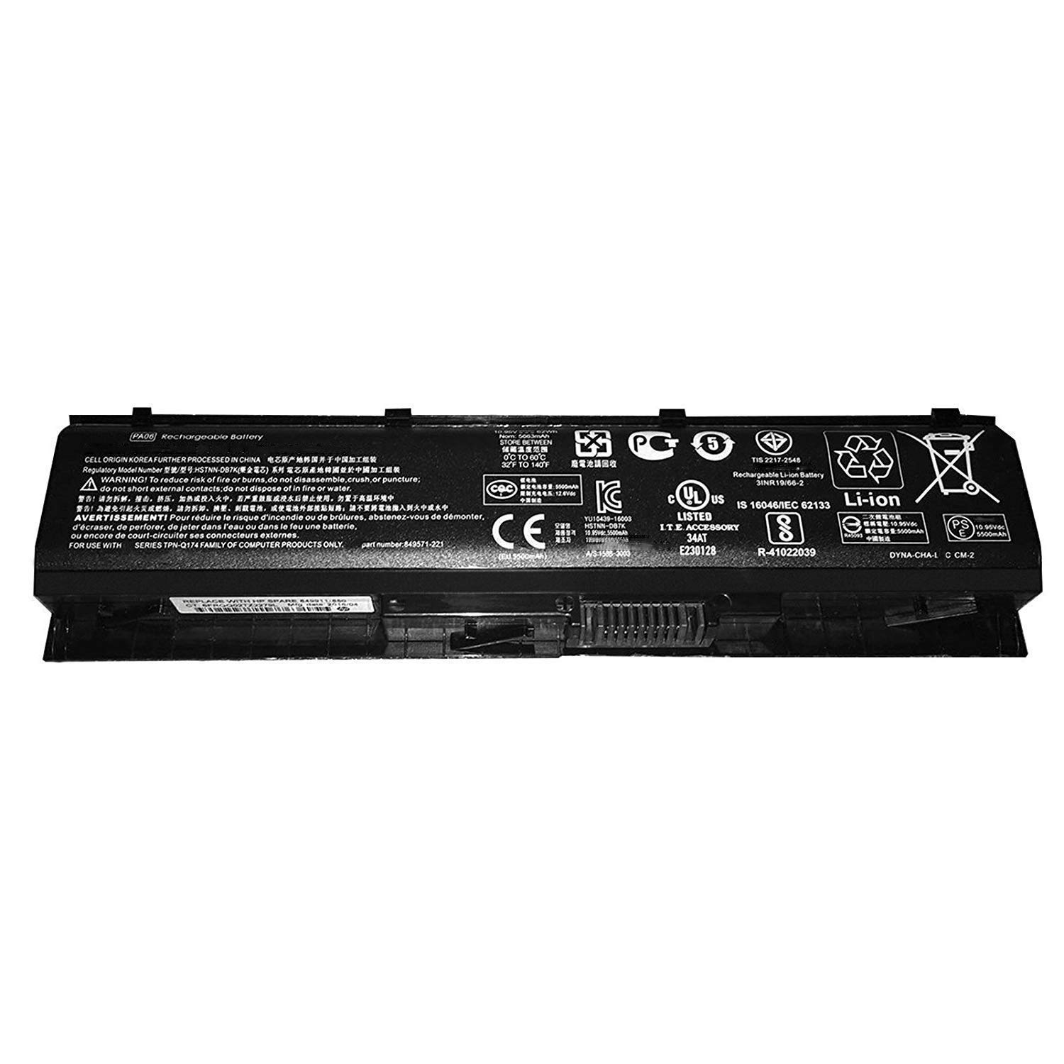 PA06 PA06062 Laptop Battery Replacement for HP Omen 17-w000 Pavilion 17-ab000 17-ab200 17t-ab200 17-ab300 17-ab400 17-w053dx w033dx w006tx w007tx w001ne w005na w010nd 17-ab240nd ab405na(11.1V 62Wh)