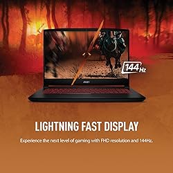 MSI Katana GF66 15.6" 144Hz FHD Gaming