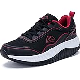 AOV Womens Walking Shoes with Arch Support Plantar Fasciitis Sneakers Gym Tennis for Foot and Heel Pain Relief