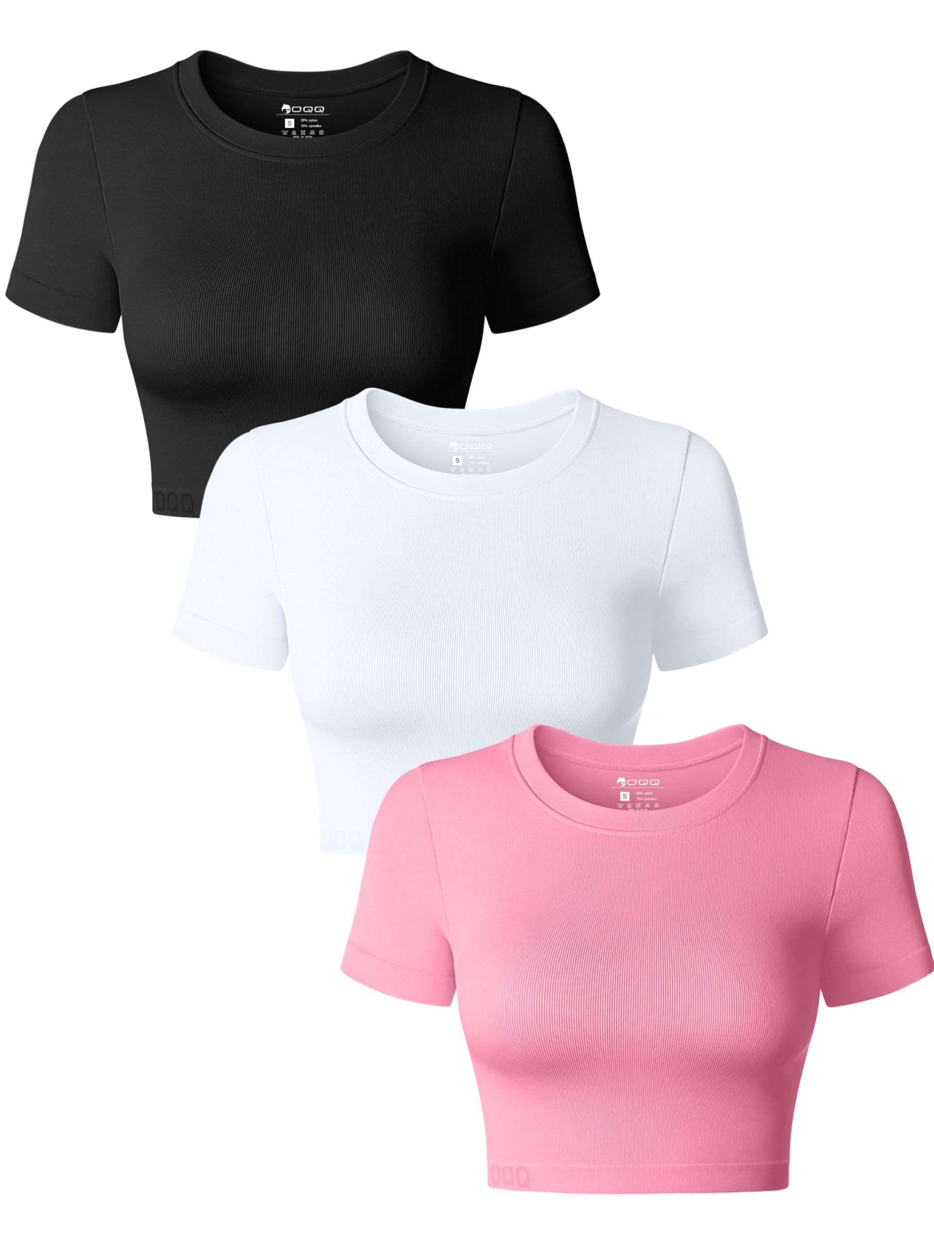 Women's Cotton Scoop Neck Racerback Crop Top - Sleeveless Casual Tank, Soft Stretch Fabric - View #6