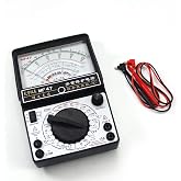 Fielect Digital Multimeter with DC AC Voltmeter Ohm Volt Amp Multi Tester for Voltage, Current, Resistance, Diode with Test Probes