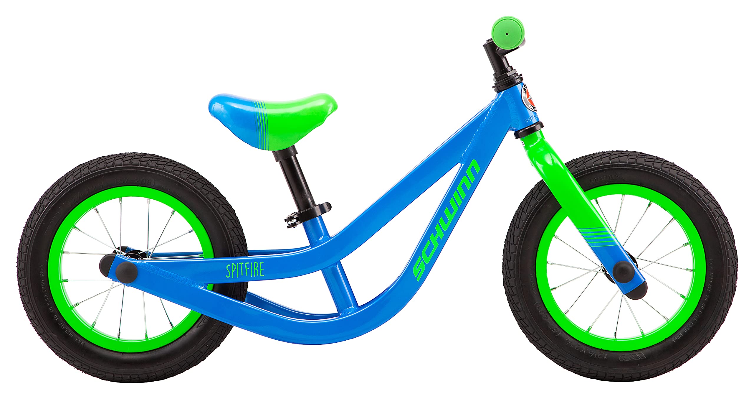 Schwinn Spitfire Kids/Toddlers Balance Bike, 12-Inch Wheels, Beginner Riders Ages 2-4 Years Old, Training Wheels Not Included, Multiple Colors